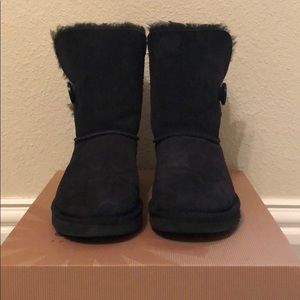 UGG Bailey Button Boots in Black